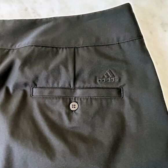 Adidas Climacool Black Knit Skort Side Zip Pockets Golf Tennis - Women's Size 12 - Picture 3 of 8